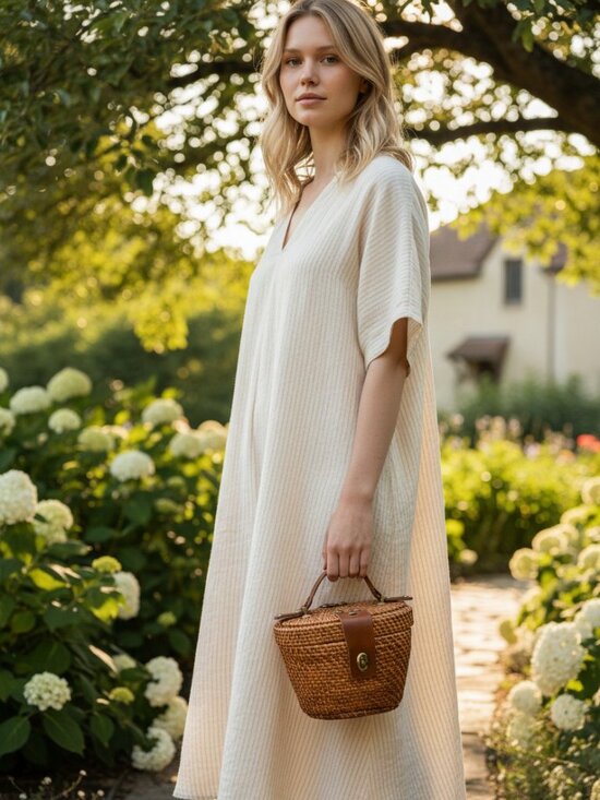 Patricia Nash Caselle Wicker Basket Bag Leather Trim Turn Lock Purse - Picture 16 of 16